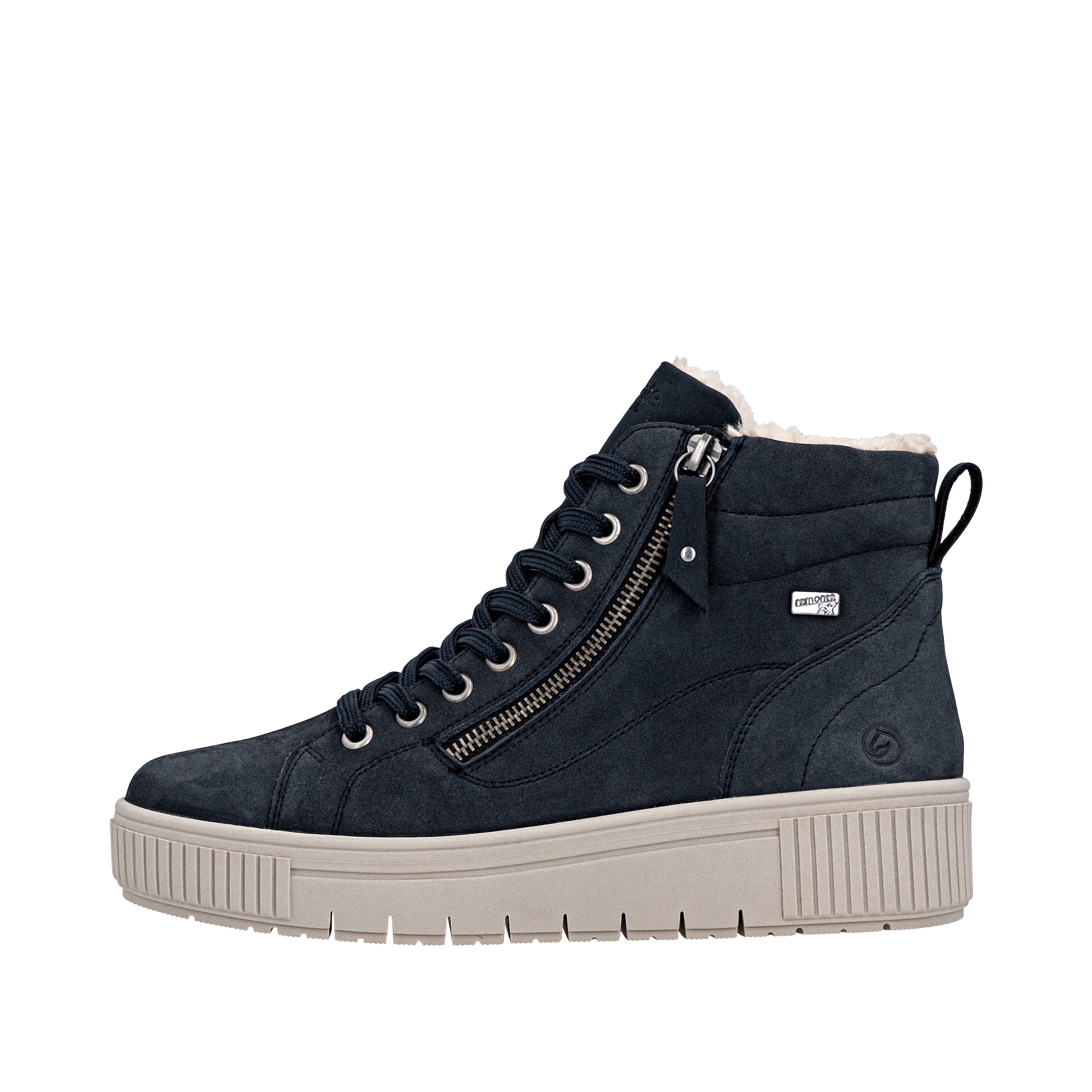 REMONTE Schnürstiefelette in Blau