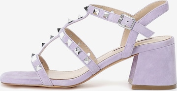 CAFè NOIR Décolleté in Lila: Vorderseite