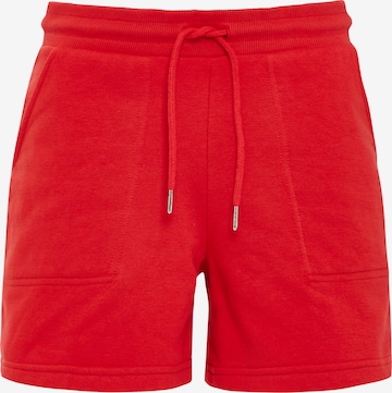 Threadbare Regular Broek 'Spencer' in Rood: voorkant