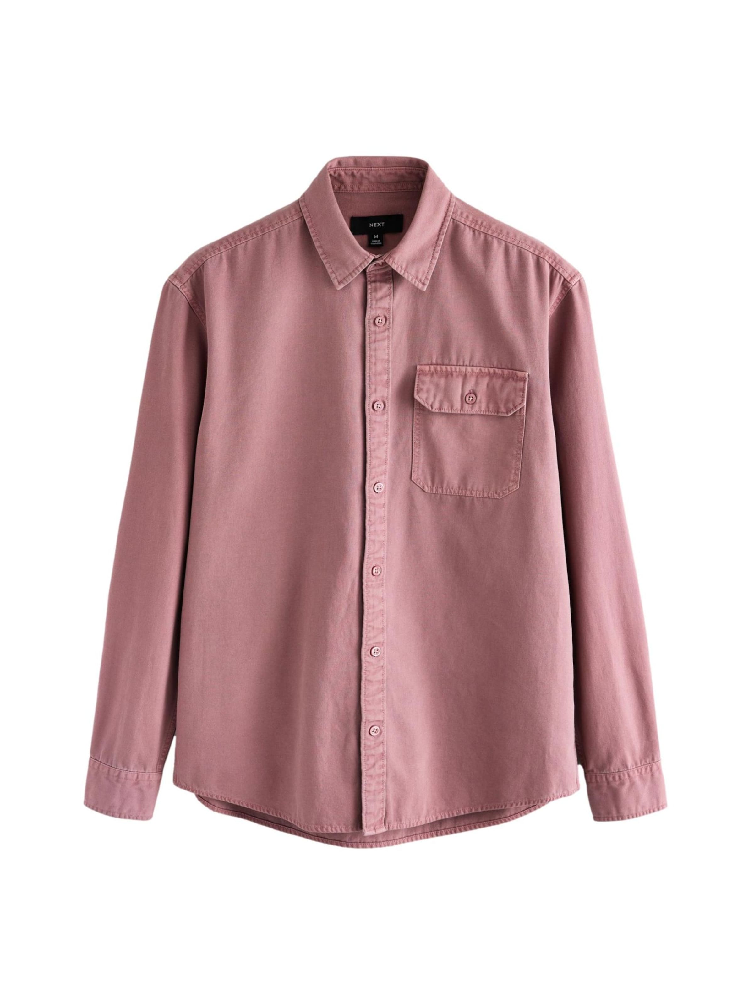 Next Средняя посадка Рубашка в Ярко-розовый: спереди