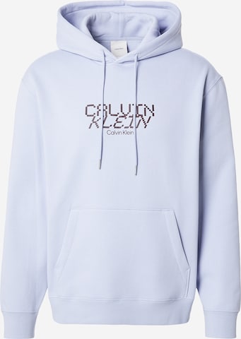 Calvin Klein Mikina – fialová: přední strana