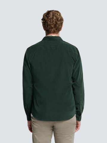 No Excess Regular Fit Hemd in Grün