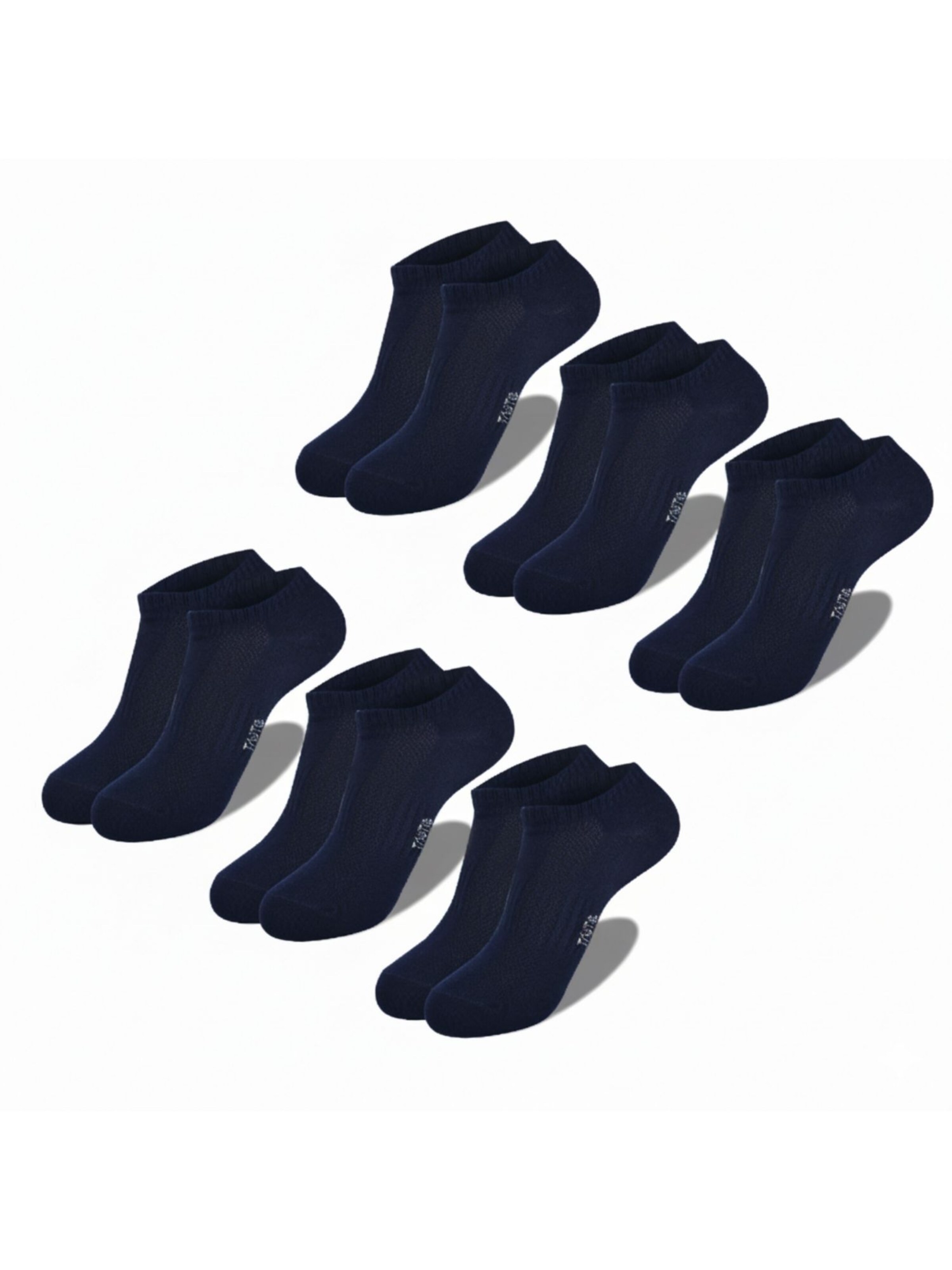 Tastiq - Calcetines invisibles en azul: frente