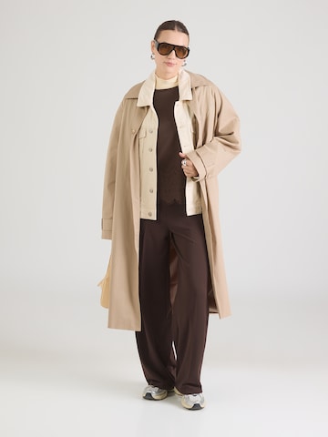 VILA - Blusa 'VIELLETTE' en marrón