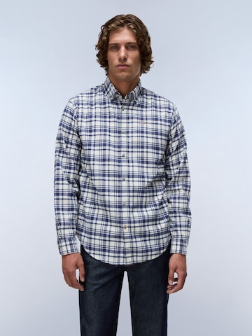 NAPAPIJRI Regular fit Srajca | modra barva: sprednja stran