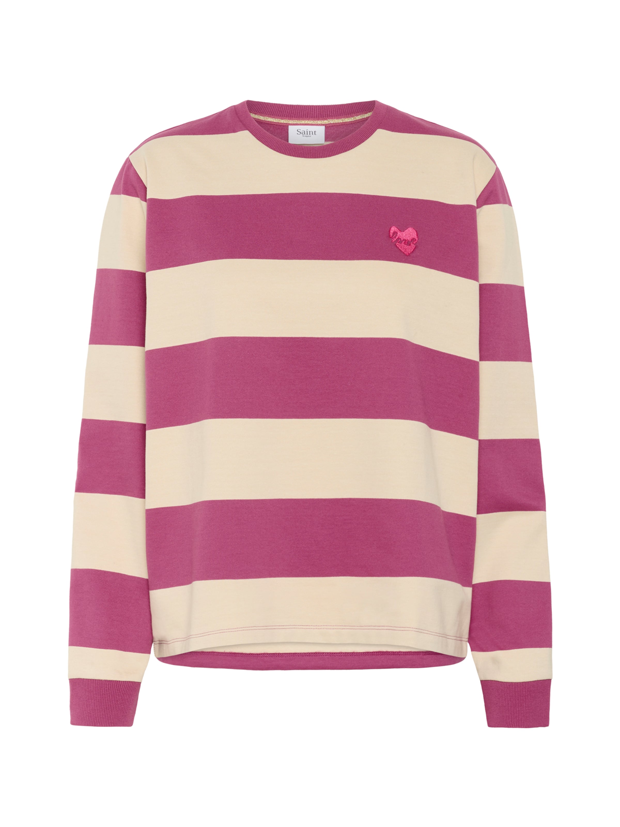 SAINT TROPEZ - Sudadera 'MajsaSZ' en rojo: frente