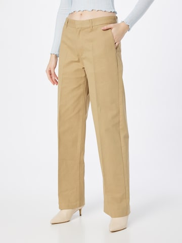 Loosefit Pantalon à plis 'Baggy Trouser' LEVI'S ® en beige : devant