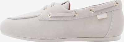 Mokasinai iš Love Moschino, spalva – nebalintos drobės spalva, Prekių apžvalga