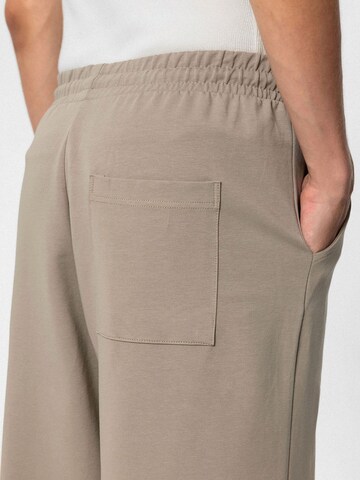 VAMOS CLO Wide Leg Hose 'Anemone' in Beige