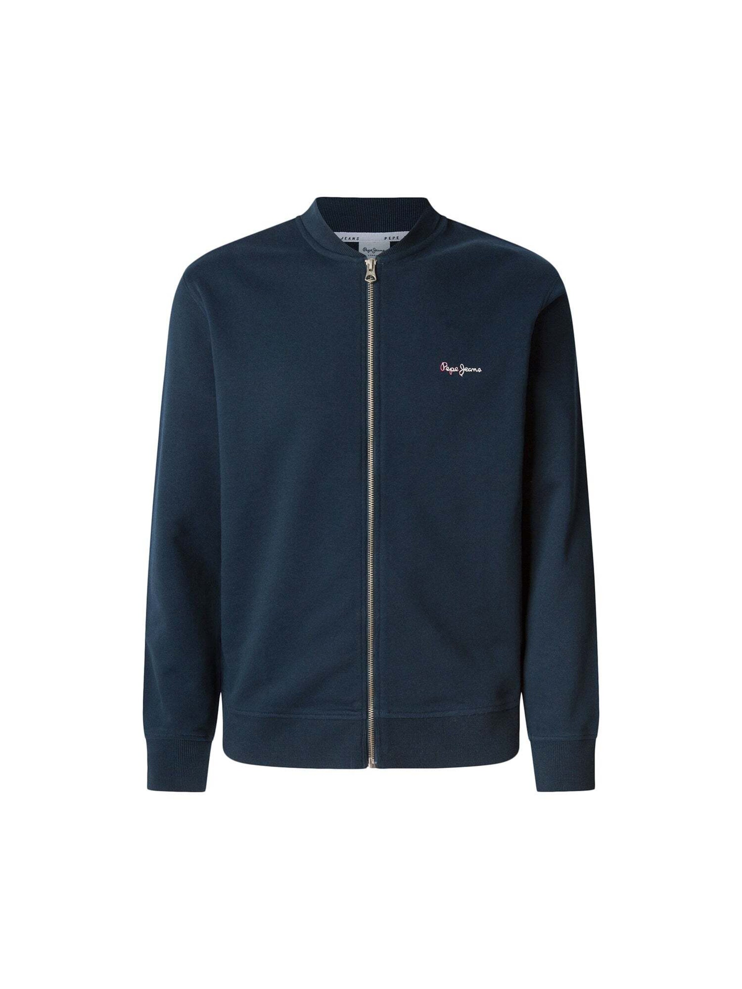 Pepe Jeans Sweatjacke in Blau: Vorderseite