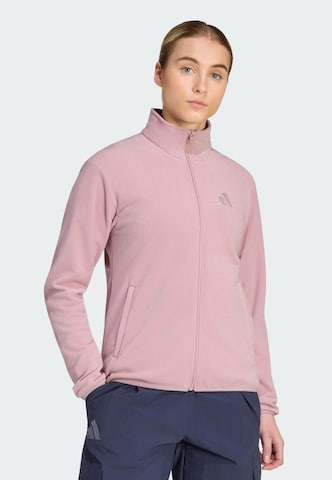 Veste en polaire fonctionnelle 'Essentials' ADIDAS TERREX en violet : devant