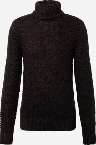 Only & Sons Sweter 'TOC' w kolorze czarny: przód