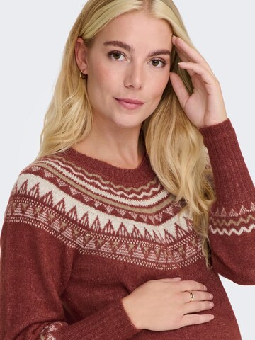 Only Maternity Sweater 'Lona' in Red