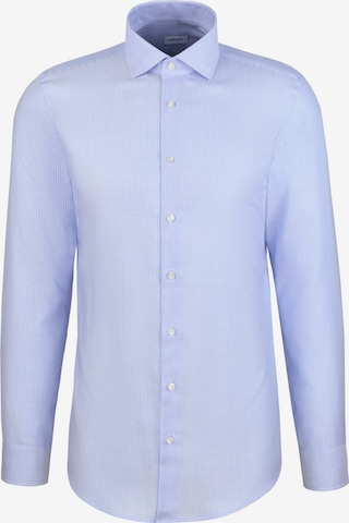Chemise business 'Schwarze Rose' SEIDENSTICKER en bleu : devant