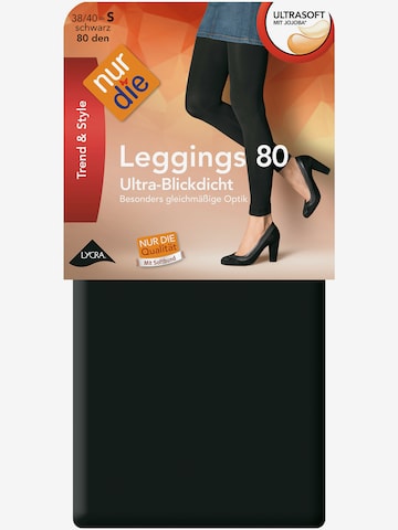 Nur Die Slimfit Leggings ' Ultra-Blickdicht, 80 Den ' in Zwart