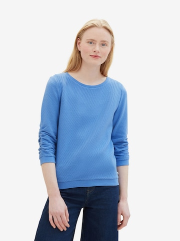 TOM TAILOR DENIM Sweatshirt i blå