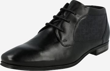 bugatti - Botines chukka 'Morino' en negro: frente