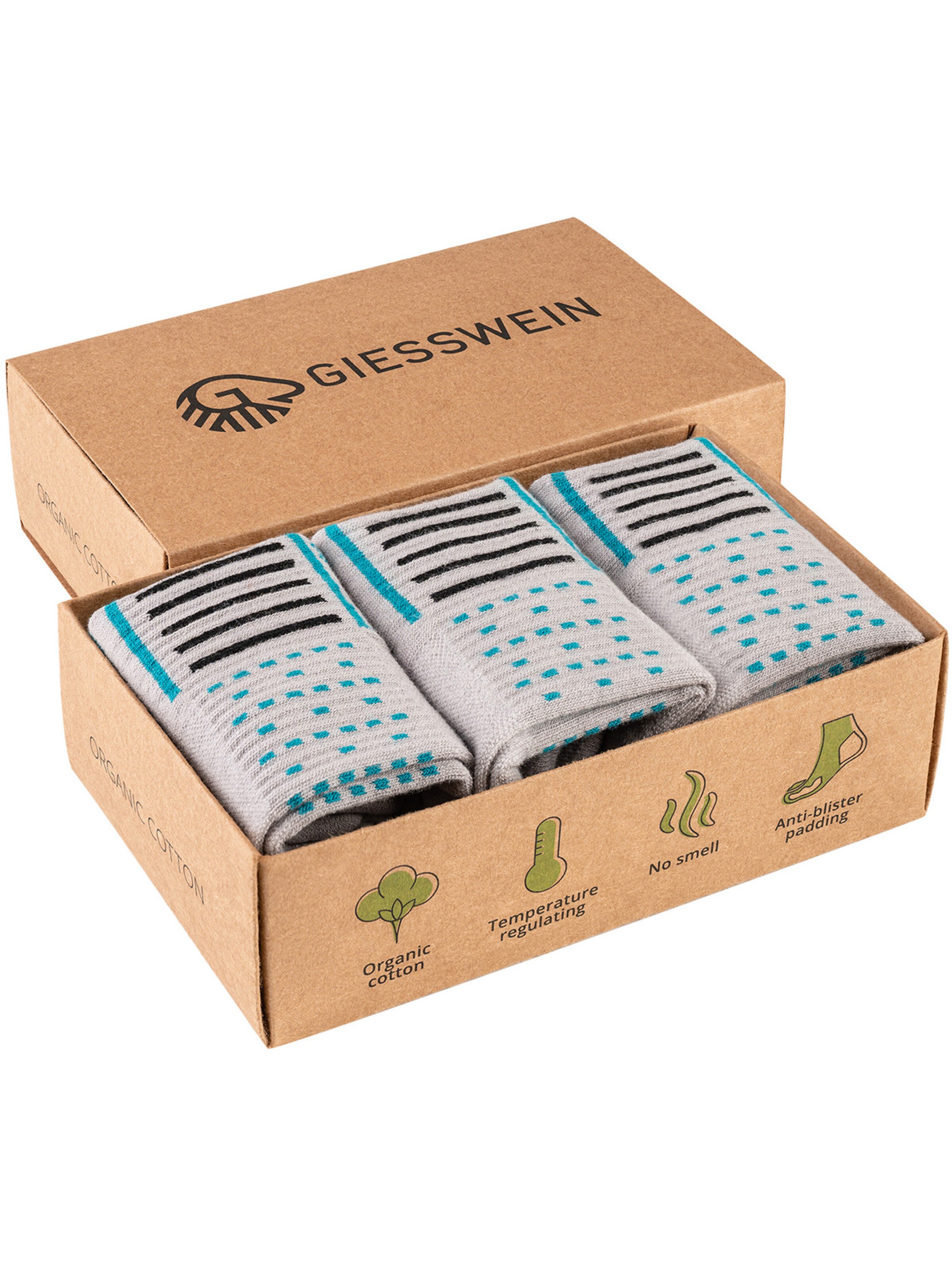 GIESSWEIN Athletic Socks in Grey