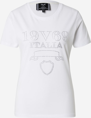 Maglietta 'Bella' di 19V69 ITALIA in bianco: frontale