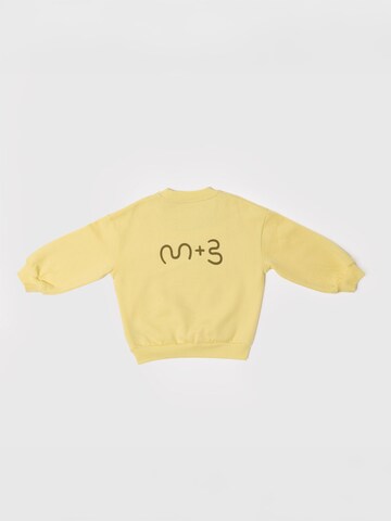 Maru + Bo - Sudadera 'SWEATSHIRT GRAV GRAV SLOGAN' en amarillo