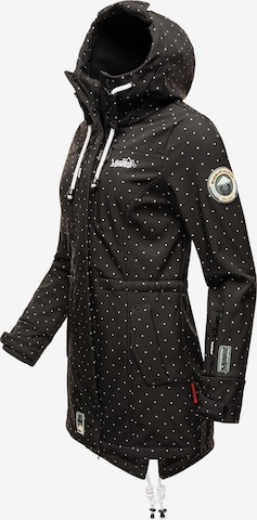 MARIKOO Raincoat 'Zimtzicke' in Black