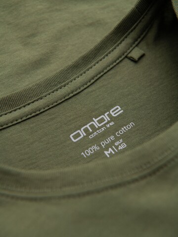 Ombre Shirt in Green