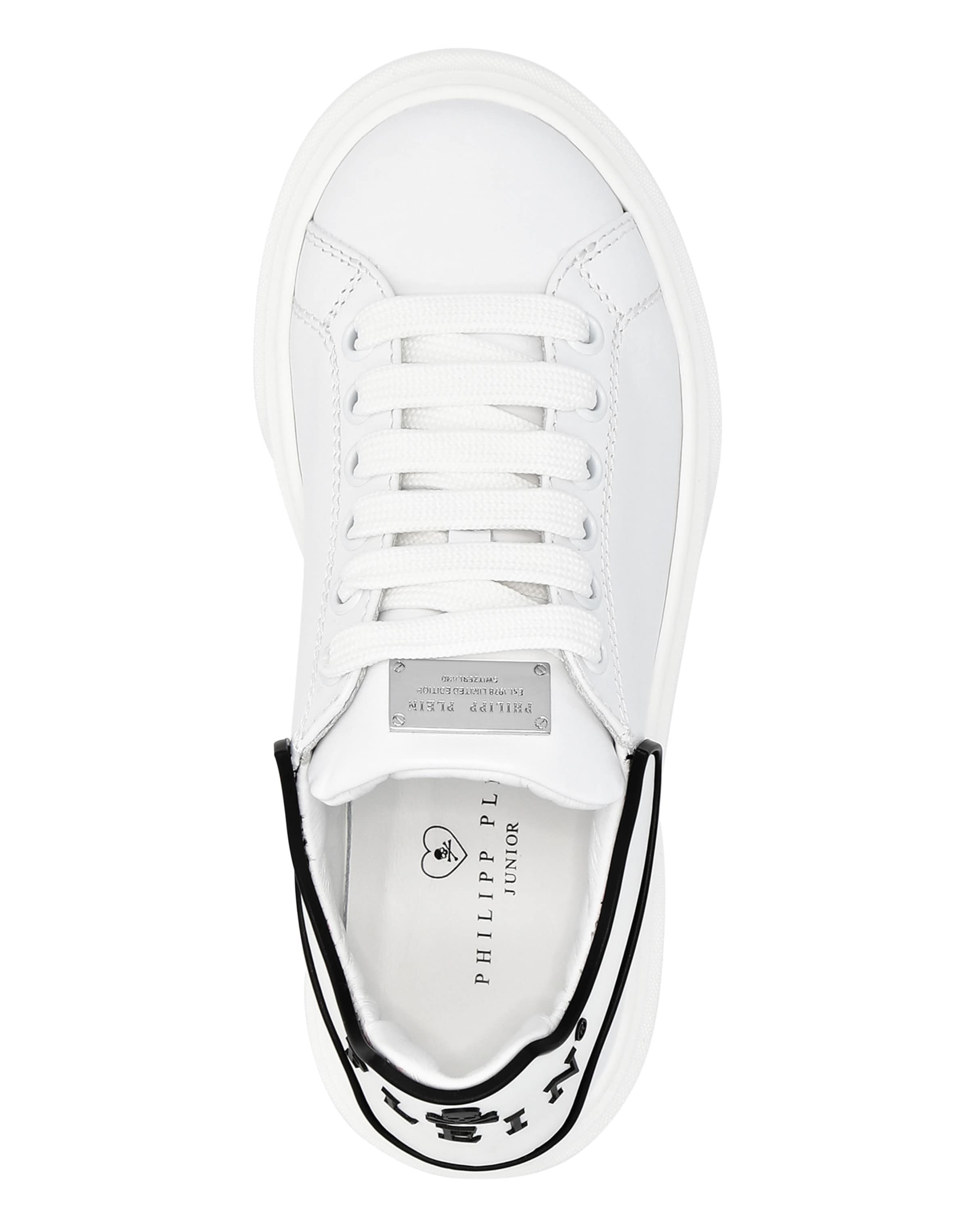Sneaker 'Big Bang' di Philipp Plein in bianco