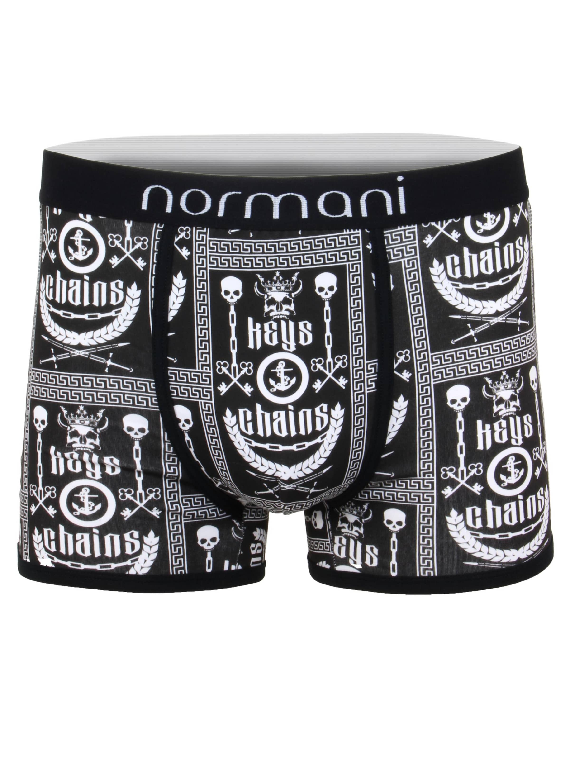 Boxers normani en noir : devant