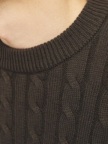 JACK & JONES Sweater in Brown