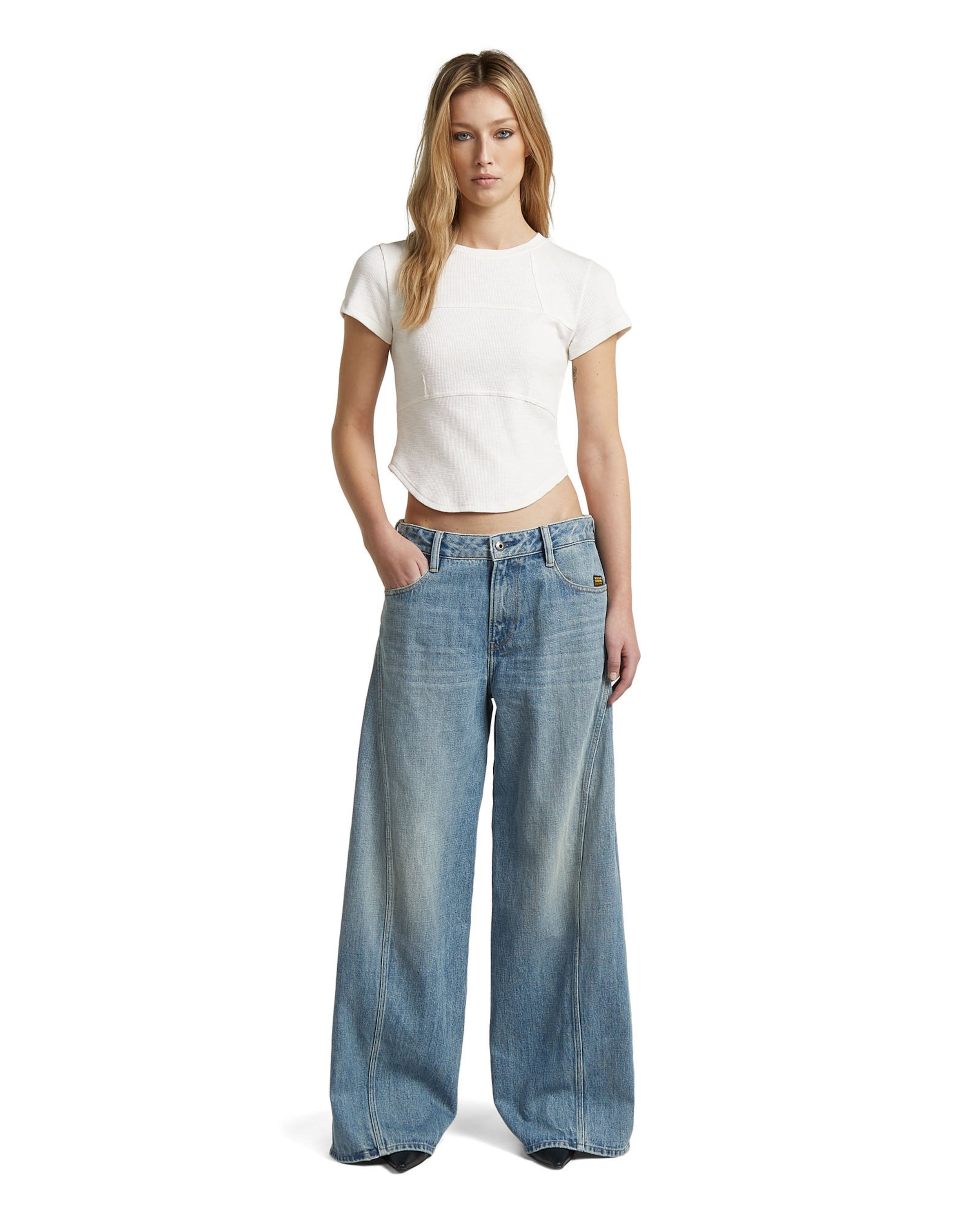 G-STAR Wide leg Jeans 'Helyx' in Blue