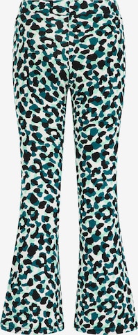 WE Fashion - Flared Leggings em verde