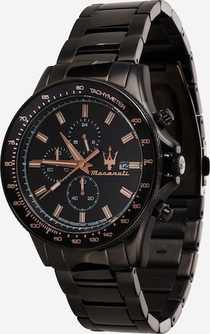Maserati Analog Watch 'Sfida' in Black: front