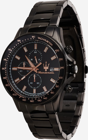 Maserati Analog watch 'Sfida' in Black: front