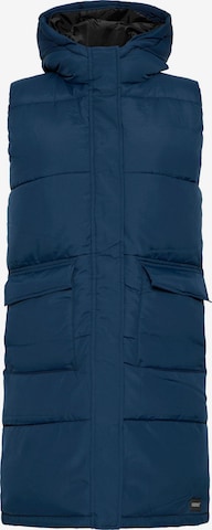 Gilet ' OXMINNA LONG ' di Oxmo in blu: frontale