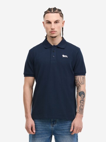 LONSDALE Poloshirt  'WHALTON' in Blau: Vorderseite
