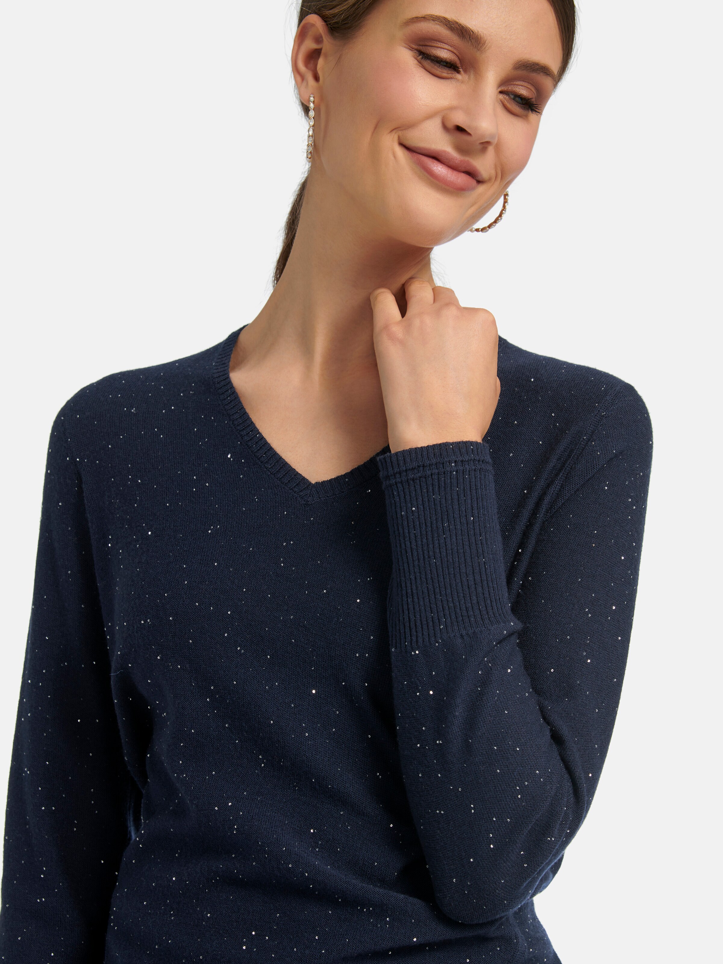 Frauen Pullover & Strick Basler Pullover in Navy - HL63322 Frauen Pullover & Strick Basler Pullover in Navy - HL63322