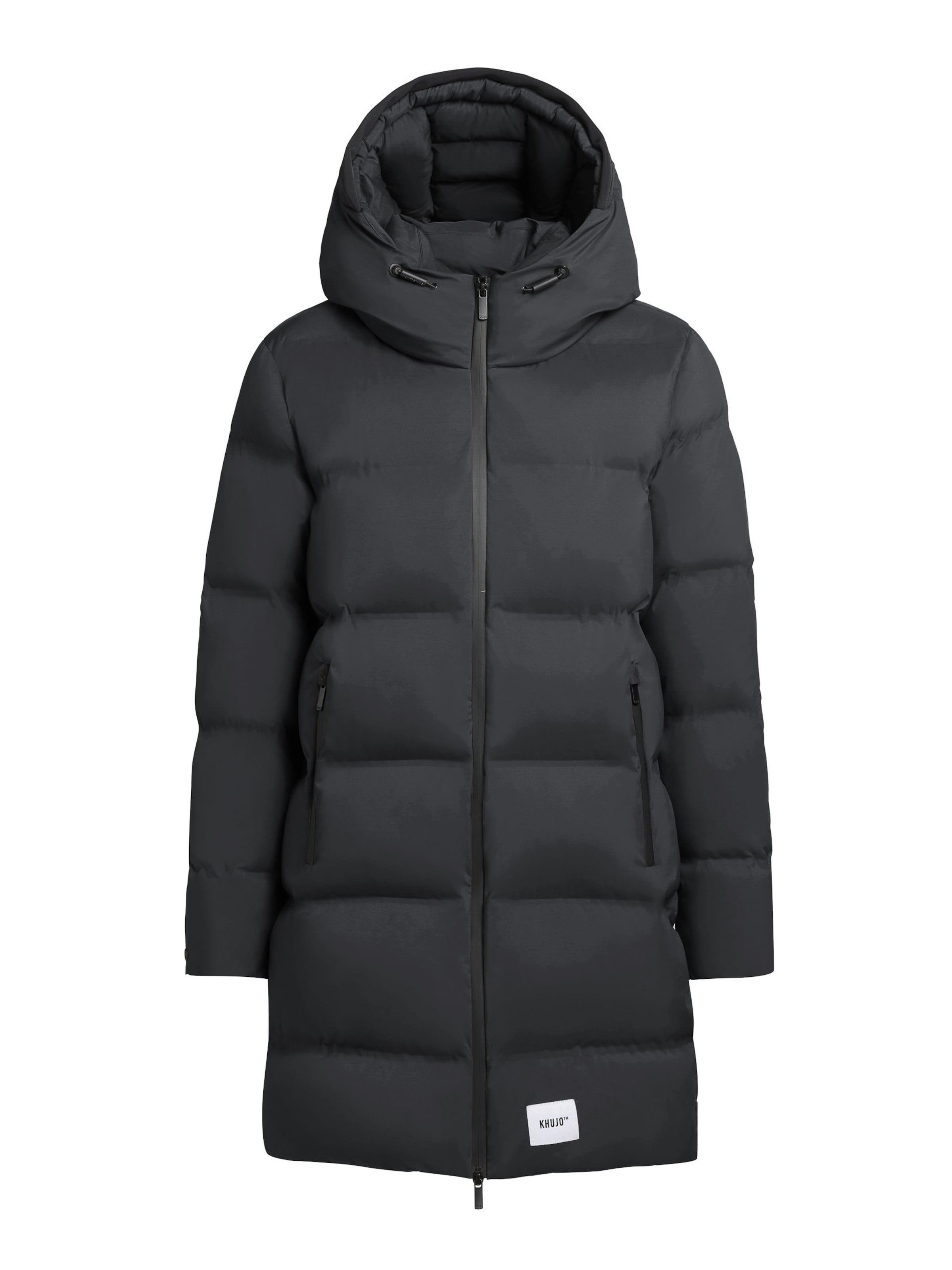 khujo - Abrigo de invierno 'Dido4' en negro: frente