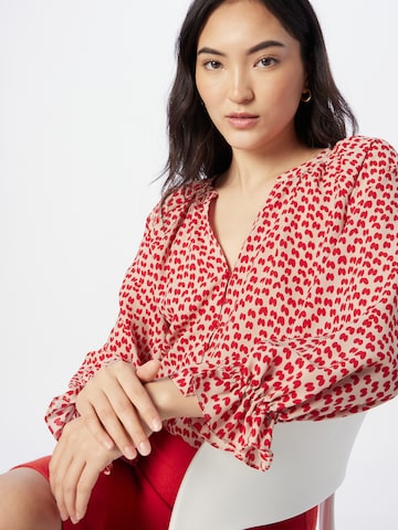 Traffic People Blouse in Red