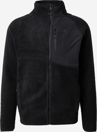 Funkcinis flisinis džemperis iš 4F, spalva – juoda, Prekių apžvalga