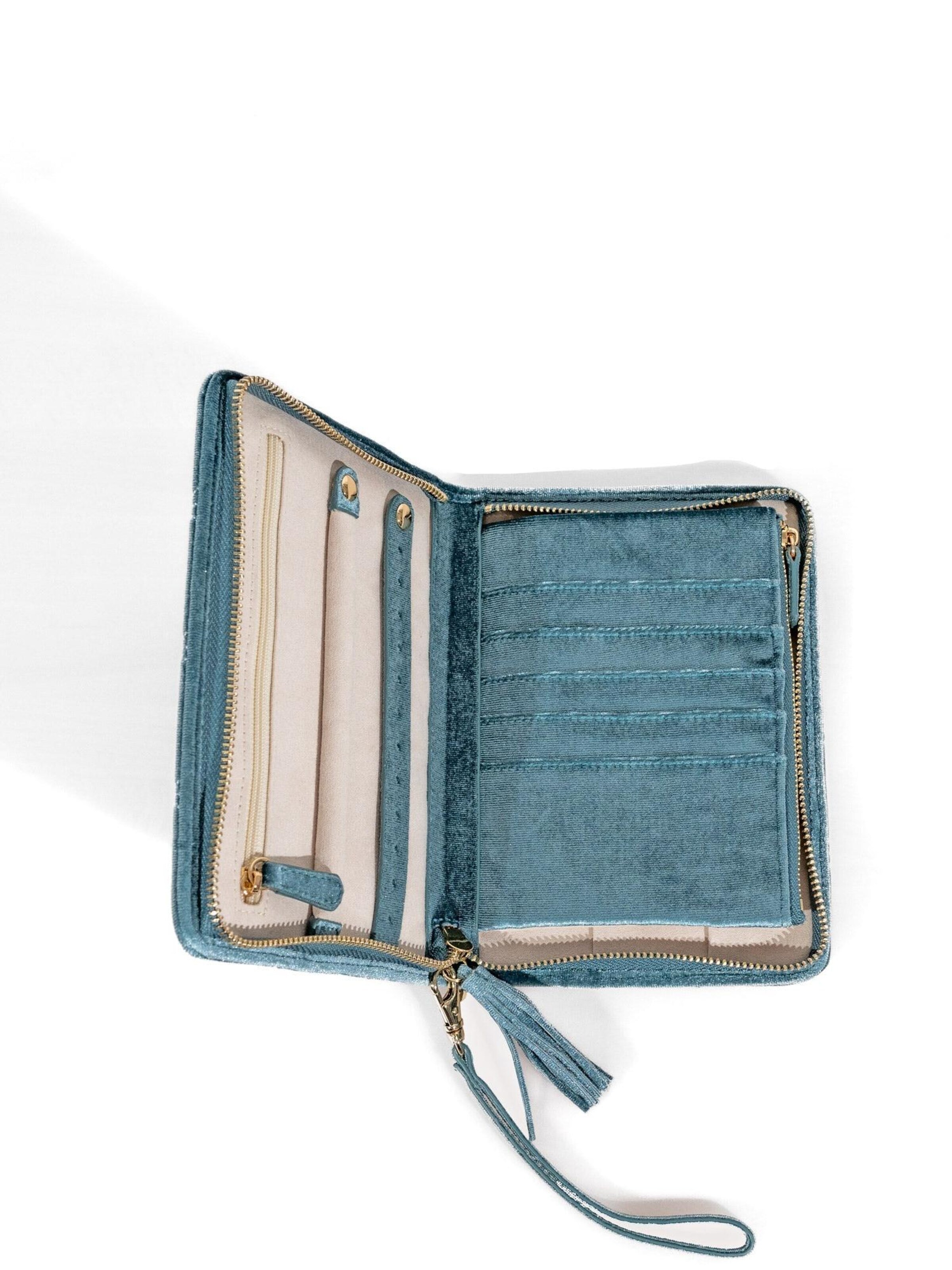 Friedrich23 Jewelry Storage 'Schmucketui CHENILLE' in Blue