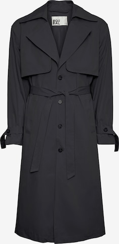 IIQUAL Демисезонное пальто в Серый: спереди