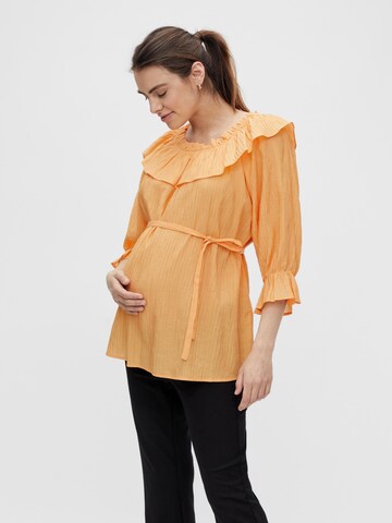 MAMALICIOUS Bluse 'Nora' in Orange: predná strana