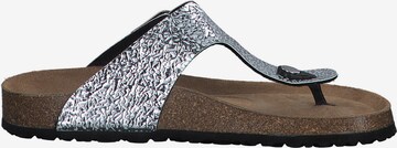 TAMARIS T-Bar Sandals in Silver