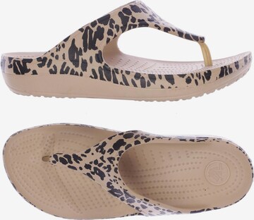 Crocs Sandalen 36,5 in Beige: predná strana