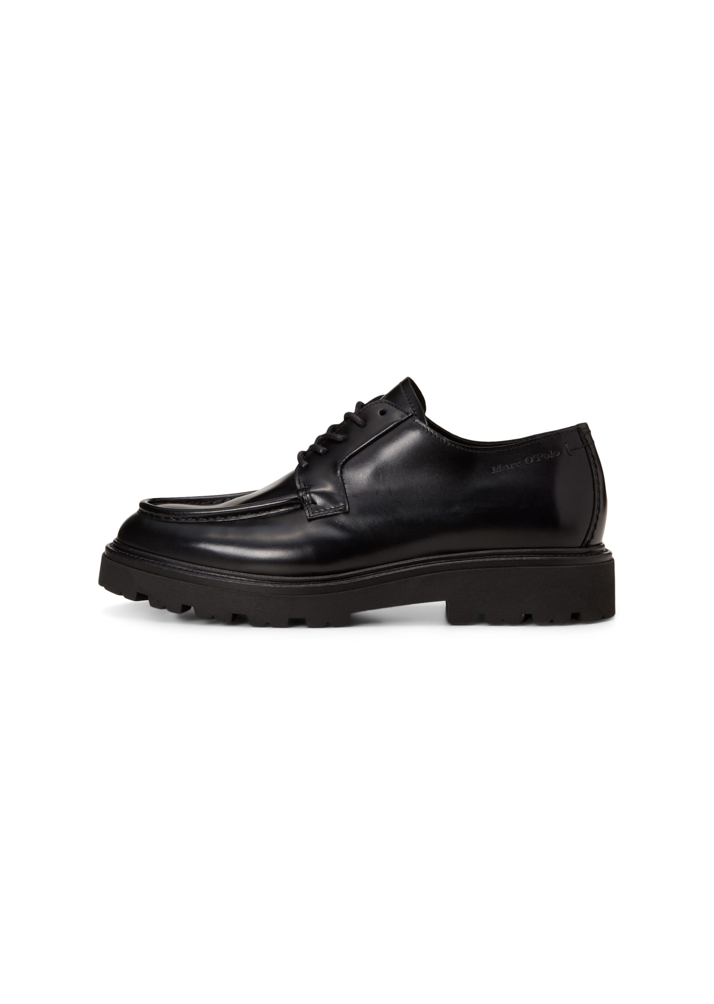Marc O'Polo Lace-Up Shoes 'Phil' in Black: front