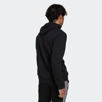 ADIDAS SPORTSWEAR Športna majica 'Essentials Fleece' | črna barva