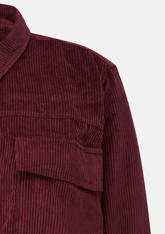 QS Blouse in Rood: zijkant