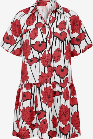 Imily BelaKošulja haljina - crvena boja: prednji dio