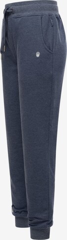 NAVAHOO Zwężany krój Spodnie 'Schmusekätzchen' w kolorze niebieski