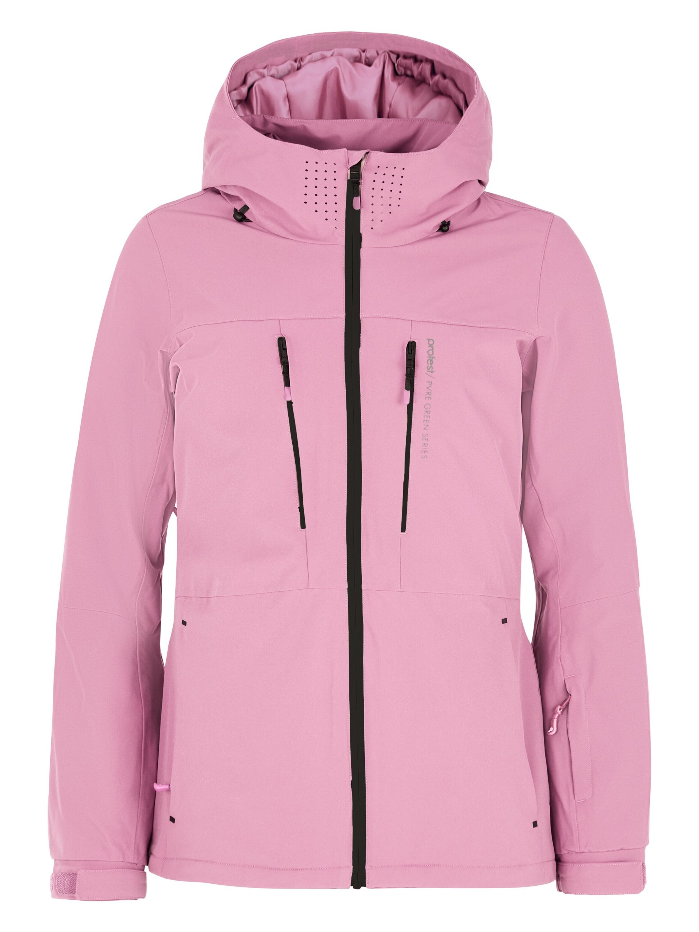 PROTEST Athletic Jacket 'PRTBEVERLY' in Pink: front